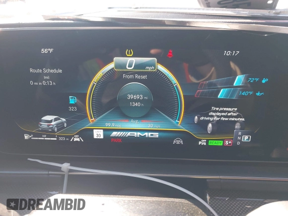2021 Mercedes-Benz GLE 53 AMG with VIN 4JGFB6BB8MA440937, listed as a IAAI auction lot 41476090 with 39,693 mi miles and . Bid and sale history available at DreamBid. Image 7.