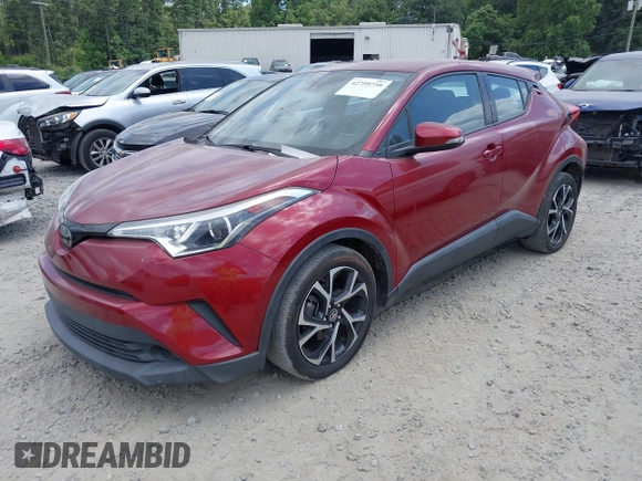 2018 Toyota C-HR XLE with VIN NMTKHMBX6JR054483, listed as a IAAI auction lot 42759739 with 89,820 mi miles and . Bid and sale history available at DreamBid. Image 17.