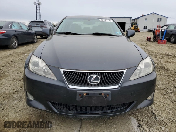 2007 Lexus IS 250 with VIN JTHCK262972018893, listed as a Copart auction lot 52823775 with 236,155 mi miles and Clean Title. Bid and sale history available at carsss.com. Image 5.
