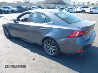 2016 Lexus IS 200t with VIN JTHBA1D21G5032765, listed as a IAAI auction lot 42139459 with 57,587 mi miles and . Bid and sale history available at DreamBid. Image 3.
