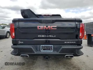 2022 GMC Sierra 1500 Limited Denali with VIN 1GTU9FEL6NZ144541, listed as a Copart auction lot 45967565 with 55,444 mi miles and Salvage Title. Bid and sale history available at carsss.com. Image 6.