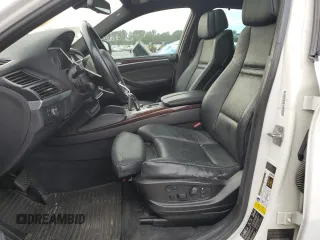 2011 BMW X6 50i with VIN 5UXFG8C51BLZ96811, listed as a Copart auction lot 75038764 with 0 mi miles and Salvage Title. Bid and sale history available at carsss.com. Image 7.