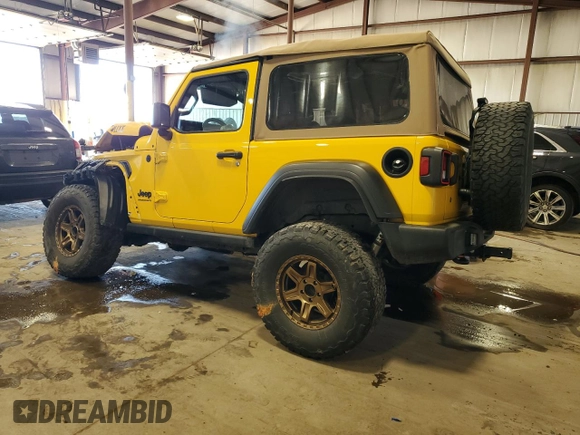 2020 Jeep Wrangler Sport S с VIN 1C4GJXAG2LW215350, выставлен на аукционе Copart как лот 51600615 с пробегом 85 082 миль миль и Списание • Salvage title. История ставок и продаж доступна на DreamBid. Изображение 2.