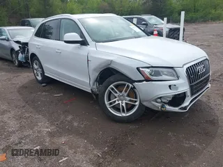2014 Audi Q5 Premium Plus z VIN WA1DGAFP0EA049217, wystawiony jako IAAI lot #41857129 z przebiegiem 78 960 mil mil oraz . Historia ofert i sprzedaży dostępna na DreamBid. Obrazek 1.