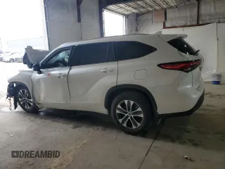 2021 Toyota Highlander XLE with VIN 5TDGZRBH6MS531864, listed as a Copart auction lot 58126045 with Not provided miles and Salvage title. Bid and sale history available at DreamBid. Image 2.
