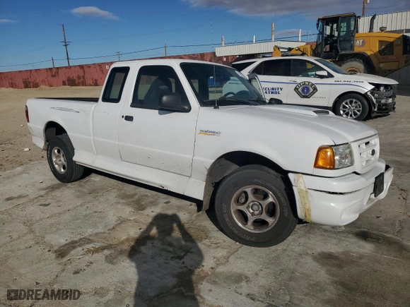 2002 Ford Ranger XL with VIN 1FTYR14UX2PB14190, listed as a Copart auction lot 43252085 with 60,518 mi miles and Salvage Title. Bid and sale history available at carsss.com. Image 4.
