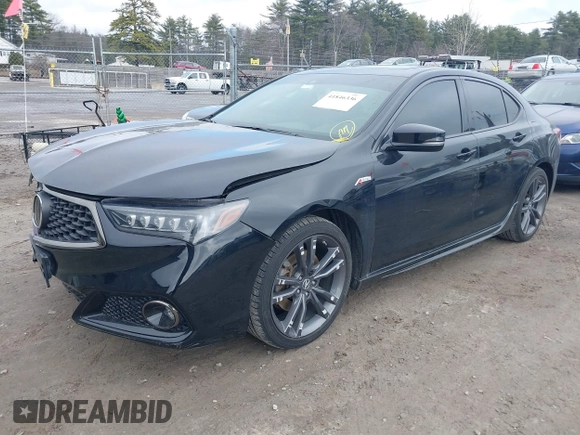2018 Acura TLX w/A-SPEC Pkg z VIN 19UUB3F68JA004996, wystawiony jako IAAI lot #41846336 z przebiegiem 82 791 mil mil oraz . Historia ofert i sprzedaży dostępna na DreamBid. Obrazek 2.