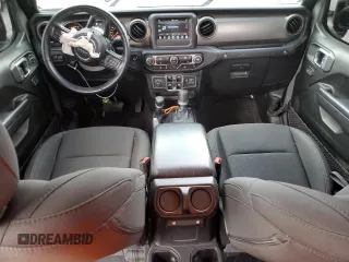 2021 Jeep Wrangler Unlimited Willys with VIN 1C4HJXDM6MW628041, listed as a Copart auction lot 51366415 with 22,697 mi miles and Salvage title. Bid and sale history available at DreamBid. Image 8.