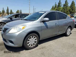 2012 Nissan Versa SV with VIN 3N1CN7AP8CL818508, listed as a Copart auction lot 63164515 with 94,455 mi miles and Salvage title. Bid and sale history available at DreamBid. Image 1.