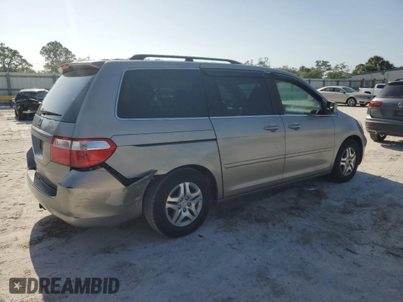 2007 Honda Odyssey EX-L with VIN 5FNRL387X7B043046, listed as a Copart auction lot 52604635 with 228,961 mi miles and Salvage Title. Bid and sale history available at carsss.com. Image 3.