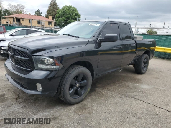 2014 Ram 1500 Express with VIN 1C6RR7FT1ES262250, listed as a Copart auction lot 62133795 with 292,270 mi miles and Salvage title. Bid and sale history available at DreamBid. Image 1.