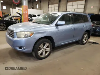 2008 Toyota Highlander Sport z VIN JTEDS43A382010105, wystawiony jako Copart lot #53994285 z przebiegiem 232 821 mil mil oraz Szkoda całkowita • Salvage title. Historia ofert i sprzedaży dostępna na DreamBid. Obrazek 1.