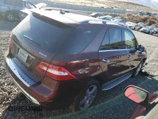 2014 Mercedes-Benz M 550 with VIN 4JGDA7DB3EA303533, listed as a Copart auction lot 89185595 with Not Provided miles and Salvage Title. Bid and sale history available at carsss.com. Image 3.