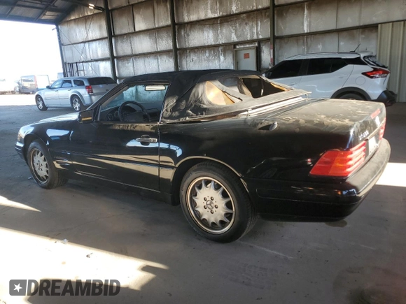 1998 Mercedes-Benz SL-Class with VIN WDBFA67F4WF157443, listed as a Copart auction lot 71600814 with 112,921 mi miles and Clean Title. Bid and sale history available at carsss.com. Image 2.
