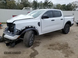 2024 Ford Ranger XLT with VIN 1FTER4GH9RLE42284, listed as a Copart auction lot 82407954 with 2,525 mi miles and Salvage Title. Bid and sale history available at carsss.com. Image 1.