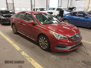 2015 Hyundai Sonata 2.4L Sport with VIN 5NPE34AF0FH186917, listed as a IAAI auction lot 41798209 with 60,567 mi miles. Bid and sale history available at carsss.com. Image 1.