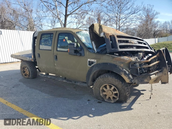 2010 Ford Super Duty F-250 SRW XL with VIN 1FTSW2BR3AEA73396, listed as a Copart auction lot 82243674 with 0 mi miles and Salvage Title. Bid and sale history available at carsss.com. Image 4.