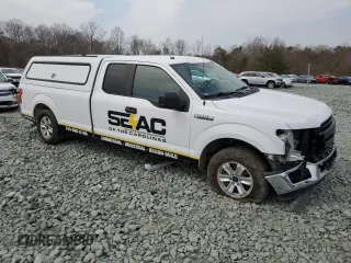 2018 Ford F-150 XL with VIN 1FTEX1CP5JKF36674, listed as a Copart auction lot 48955705 with 95,362 mi miles and Salvage Title. Bid and sale history available at carsss.com. Image 4.
