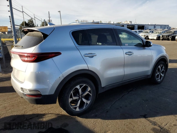 2020 Kia Sportage LX with VIN KNDPMCAC5L7733895, listed as a Copart auction lot 86403014 with 70,844 mi miles and Clean Title. Bid and sale history available at carsss.com. Image 3.
