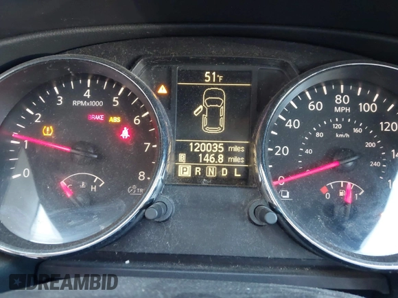 2015 Nissan Rogue S z VIN JN8AS5MV8FW771477, wystawiony jako IAAI lot #41936068 z przebiegiem 120 035 mil mil oraz . Historia ofert i sprzedaży dostępna na DreamBid. Obrazek 7.