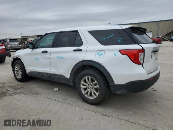 2021 Ford Explorer with VIN 1FMSK7BH5MGC45559, listed as a Copart auction lot 45323835 with 105,652 mi miles and Salvage Title. Bid and sale history available at carsss.com. Image 2.