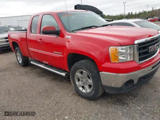 2011 GMC Sierra 1500 SLE with VIN 1GTR2VE31BZ459814, listed as a IAAI auction lot 41726386 with 209,740 mi miles. Bid and sale history available at carsss.com. Image 1.