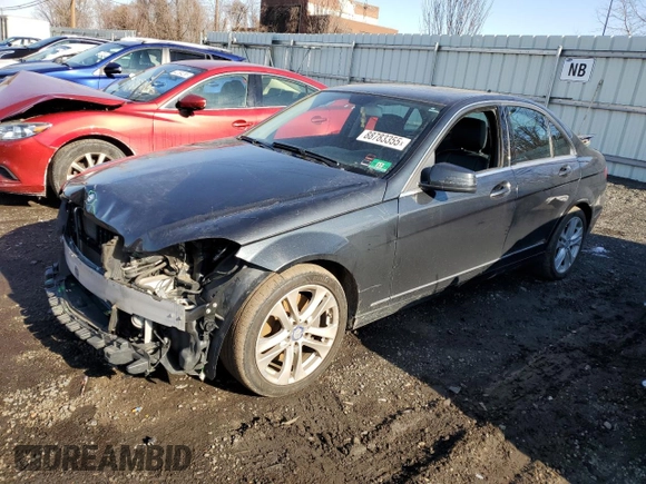 2013 Mercedes-Benz C 300 Sport with VIN WDDGF8AB5DA808409, listed as a Copart auction lot 88783355 with 145,395 mi miles and Salvage title. Bid and sale history available at DreamBid. Image 1.