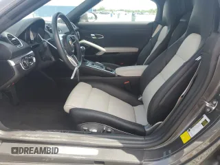 2023 Porsche Boxster with VIN WP0CA2A81PS205206, listed as a Copart auction lot 59809215 with 9,483 mi miles and Salvage title. Bid and sale history available at DreamBid. Image 7.