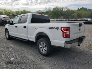 2019 Ford F-150 XL with VIN 1FTFW1E51KFC28124, listed as a Copart auction lot 54140585 with 14,881 mi miles and Salvage Title. Bid and sale history available at carsss.com. Image 2.