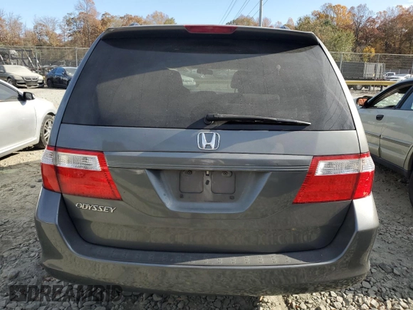 2007 Honda Odyssey EX with VIN 5FNRL38497B412212, listed as a Copart auction lot 45375695 with 216,211 mi miles and Non Repairable. Bid and sale history available at carsss.com. Image 6.
