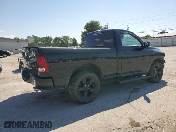 2015 Ram 1500 Express with VIN 3C6JR7AT1FG532946, listed as a Copart auction lot 63496534 with 114,396 mi miles and Salvage title. Bid and sale history available at DreamBid. Image 3.