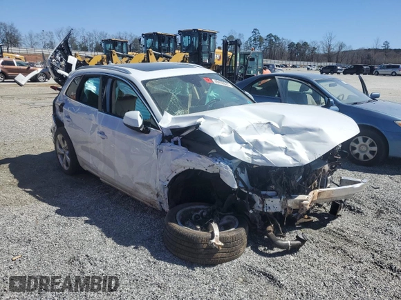 2024 Audi Q5 S line Premium Plus with VIN WA1EAAFYXR2052091, listed as a Copart auction lot 49450535 with Not provided miles and Salvage title. Bid and sale history available at DreamBid. Image 4.