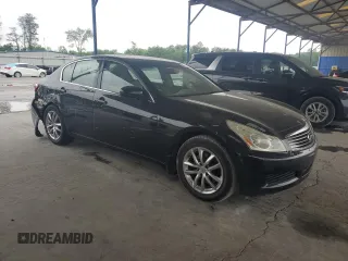 2008 Infiniti G35 Journey with VIN JNKBV61E08M224959, listed as a Copart auction lot 53390875 with Not Provided miles and Salvage Title. Bid and sale history available at DreamBid. Image 4.