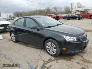 2014 Chevrolet Cruze LS with VIN 1G1PA5SH2E7282757, listed as a Copart auction lot 52043245 with 104,670 mi miles and Salvage Title. Bid and sale history available at carsss.com. Image 4.