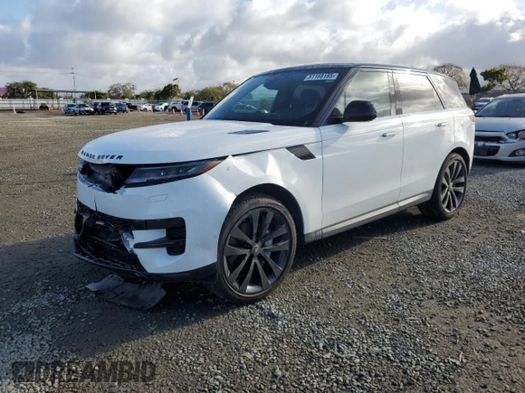 2024 Land Rover Range Rover Sport SE z VIN SAL1P9EU9RA159907, wystawiony jako Copart lot #51168185 z przebiegiem 23 021 mil mil oraz Szkoda całkowita • Salvage title. Historia ofert i sprzedaży dostępna na DreamBid. Obrazek 1.