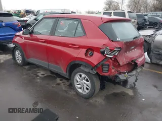 2022 Hyundai Venue SE with VIN KMHRB8A39NU198114, listed as a IAAI auction lot 41538049 with 39,523 mi miles and . Bid and sale history available at DreamBid. Image 3.