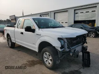 2017 Ford F-150 XL with VIN 1FTEX1EP5HFB04005, listed as a Copart auction lot 58965345 with 49,400 mi miles and Salvage title. Bid and sale history available at DreamBid. Image 4.