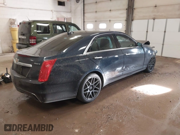 2018 Cadillac CTS Sedan Luxury AWD with VIN 1G6AX5SX9J0119497, listed as a IAAI auction lot 41775625 with 75,251 mi miles. Bid and sale history available at carsss.com. Image 4.