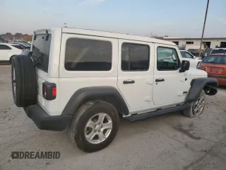 2023 Jeep Wrangler Sport with VIN 1C4HJXDG4PW520953, listed as a Copart auction lot 78022224 with 34,588 mi miles and Salvage Title. Bid and sale history available at DreamBid. Image 3.