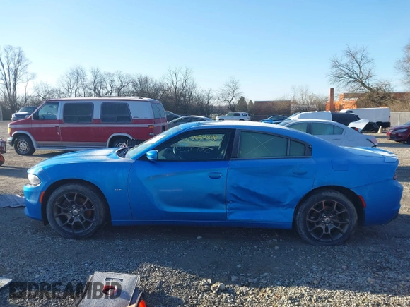 2018 Dodge Charger GT with VIN 2C3CDXJG9JH291752, listed as a IAAI auction lot 41852957 with 167,179 mi miles. Bid and sale history available at carsss.com. Image 15.