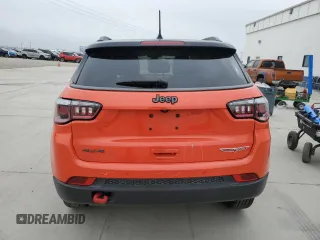 2019 Jeep Compass Trailhawk with VIN 3C4NJDDB5KT597819, listed as a Copart auction lot 51287675 with 126,454 mi miles and Salvage Title. Bid and sale history available at carsss.com. Image 6.