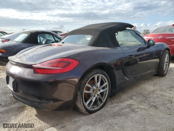2013 Porsche Boxster with VIN WP0CA2A82DS112755, listed as a Copart auction lot 74133754 with 0 mi miles and Non Repairable. Bid and sale history available at carsss.com. Image 3.