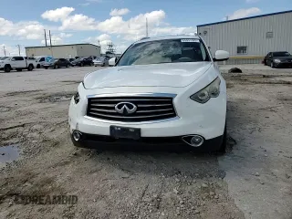 2014 Infiniti QX70 z VIN JN8CS1MU7EM450565, wystawiony jako Copart lot #55931325 z przebiegiem 159 813 mil mil oraz Szkoda całkowita • Salvage title. Historia ofert i sprzedaży dostępna na DreamBid. Obrazek 14.