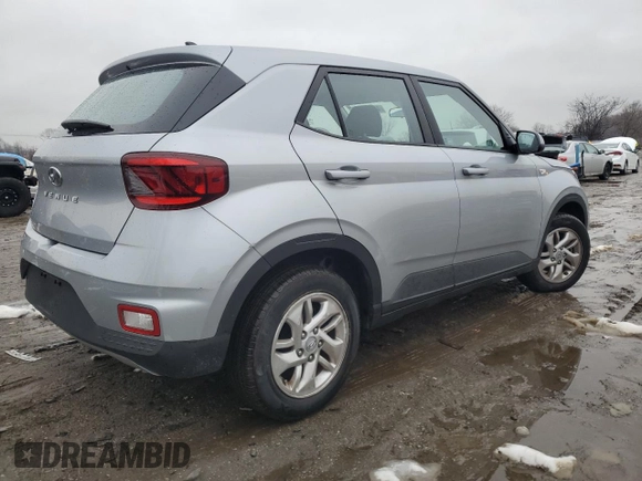 2021 Hyundai Venue SE with VIN KMHRB8A37MU065205, listed as a Copart auction lot 45198245 with 67,103 mi miles and Salvage Title. Bid and sale history available at DreamBid. Image 3.