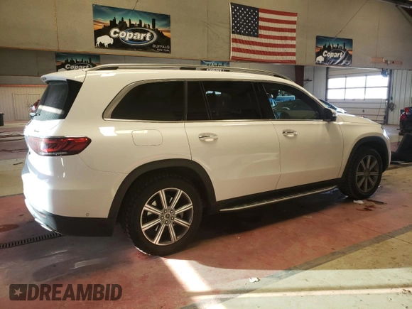 2020 Mercedes-Benz GLS with VIN 4JGFF5KE6LA125903, listed as a Copart auction lot 44027823 with 22,756 mi miles. Bid and sale history available at carsss.com. Image 3.