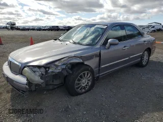 2005 Hyundai XG350 with VIN KMHFU45E05A402284, listed as a Copart auction lot 44553285 with 154,094 mi miles and Salvage Title. Bid and sale history available at carsss.com. Image 1.
