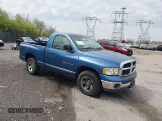2005 Dodge 1500 SLT with VIN 1D7HA16N85J648864, listed as a IAAI auction lot 42037658 with 154,542 mi miles. Bid and sale history available at carsss.com. Image 1.