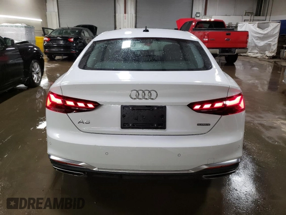 2021 Audi A5 Sportback S line Premium Plus with VIN WAUFACF59MA006436, listed as a Copart auction lot 43553033 with 19,353 mi miles. Bid and sale history available at carsss.com. Image 6.