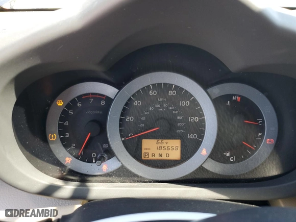 2011 Toyota RAV4 with VIN 2T3BF4DV7BW160198, listed as a Copart auction lot 46858995 with 185,658 mi miles and Salvage Title. Bid and sale history available at carsss.com. Image 9.