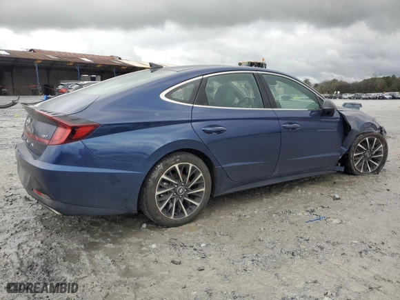2020 Hyundai Sonata SEL Plus with VIN 5NPEJ4J24LH041023, listed as a Copart auction lot 44120474 with 73,834 mi miles and Salvage Title. Bid and sale history available at carsss.com. Image 3.